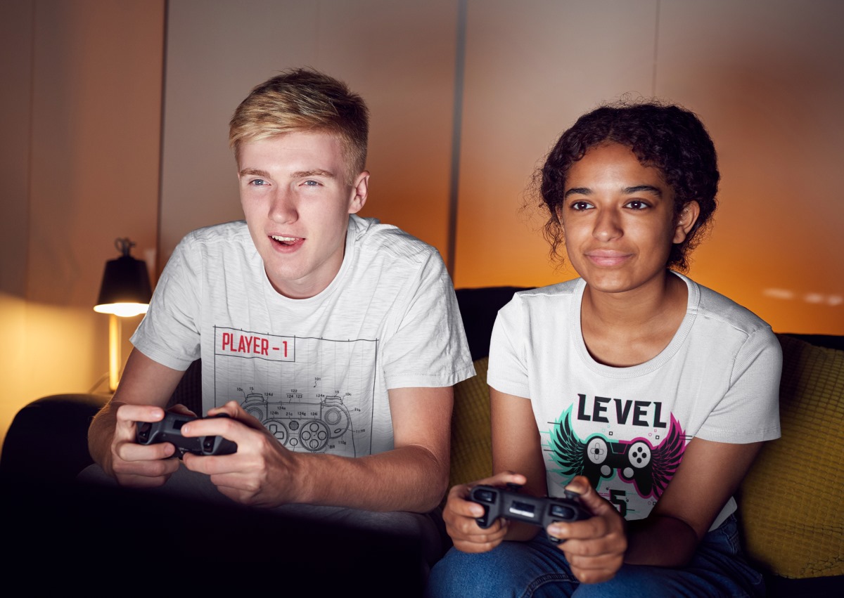 t-shirt-mockup-of-a-man-and-a-woman-playing-video-games-35180-r-el2