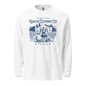 Texas Lone Star Garment-dyed heavyweight long-sleeve shirt